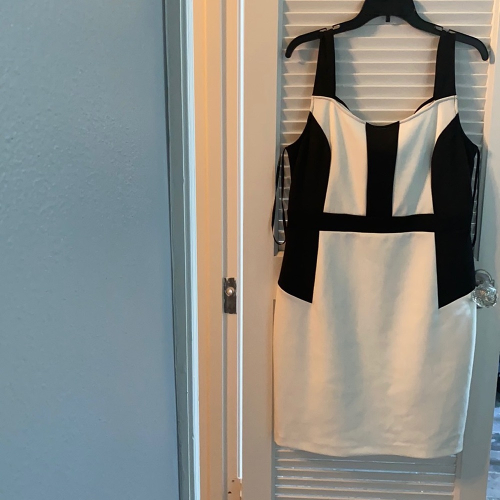Black and white dress